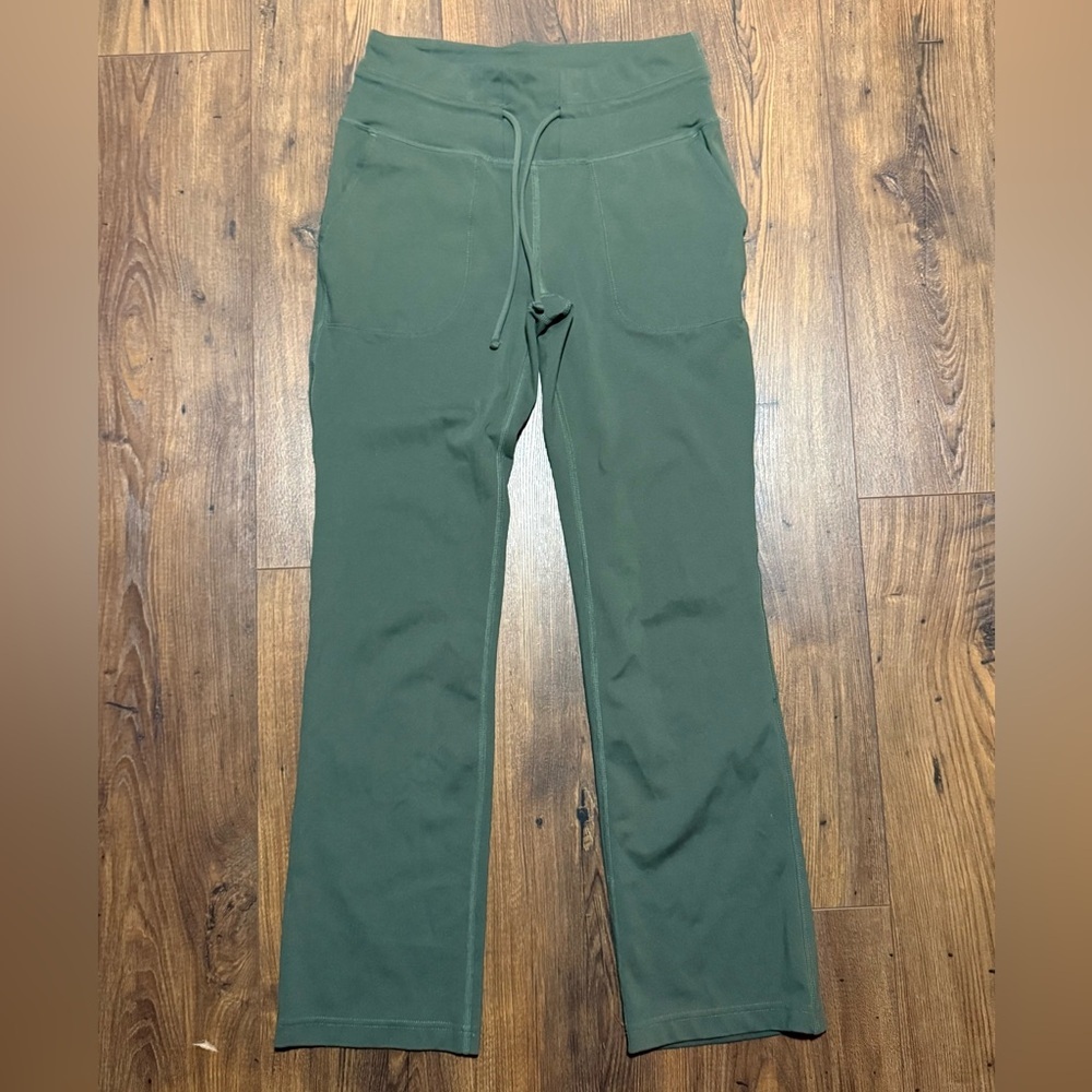 Mondetta Women's Performance & Luxury Pants Olive Green Size Small